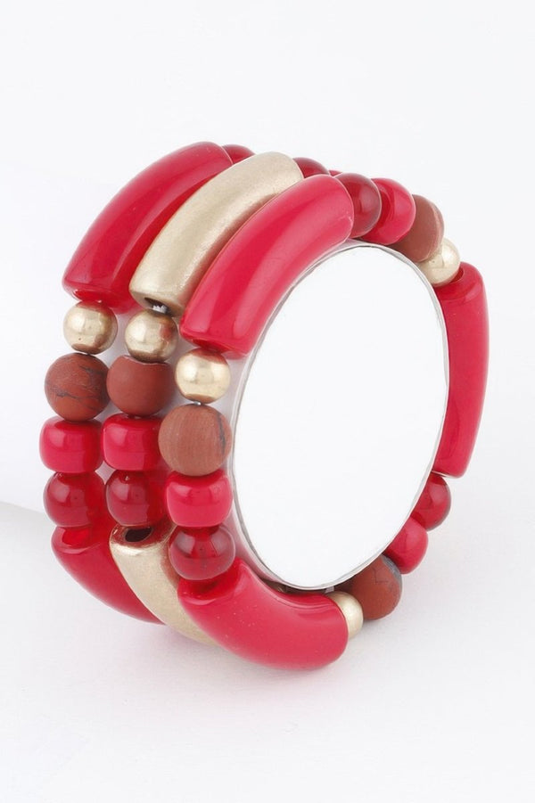 Soft Girl Stuntin Two Toned Bead Bracelet - KIOKO