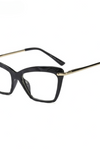 Solange Square-Cat Glasses Frames Kioko Clothing Company BLACK