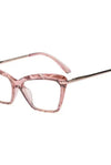 Solange Square-Cat Glasses Frames Kioko Clothing Company PINK