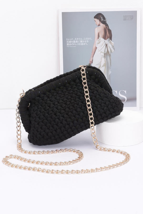 Textured To Perfection Cotton Braided Clutch - KIOKO