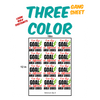 Three Color Gang Sheets - KIOKO
