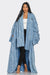 Tokyo Rush Denim Duster Coat Kioko Clothing Company