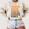 Twists, Locs, Coils, & Curls Sweatshirt - KIOKO
