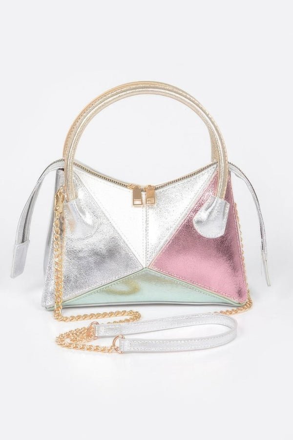 Flava Era Metallic Convertible Satchel - KIOKO