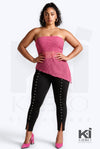 Walk It Out Strapless Symmetric Hem Tube Top - KIOKO