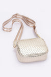 Worth The Screenshot Metallic Faux Leather Camera Bag - KIOKO
