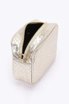 Worth The Screenshot Metallic Faux Leather Camera Bag - KIOKO