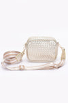 Worth The Screenshot Metallic Faux Leather Camera Bag - KIOKO