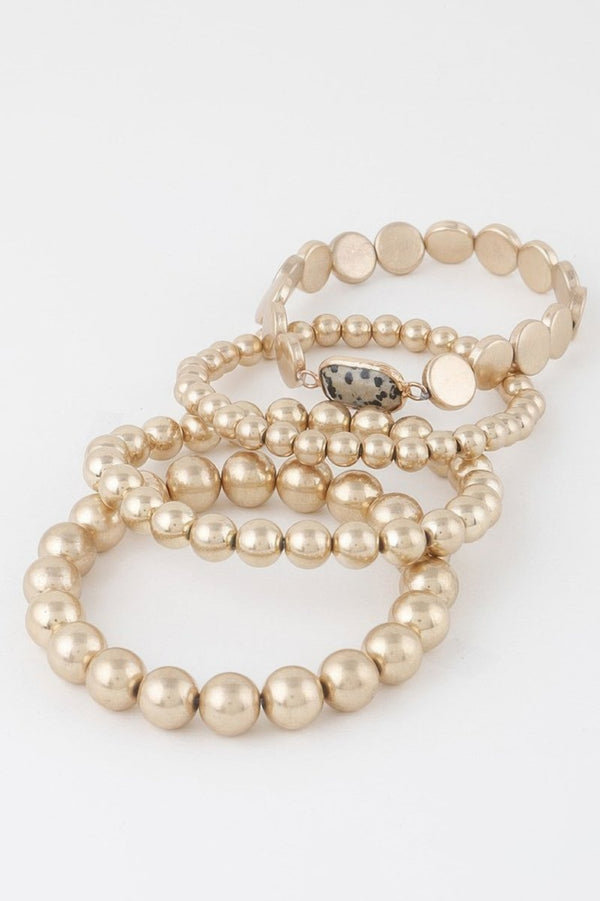 Yeah She Pressure Beaded Bracelet Set - KIOKO