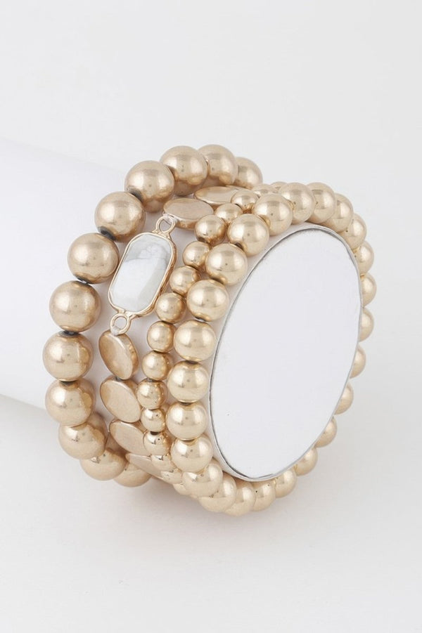 Yeah She Pressure Beaded Bracelet Set - KIOKO