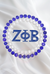 Zeta Phi Beta Rhinestone Brooch - KIOKO