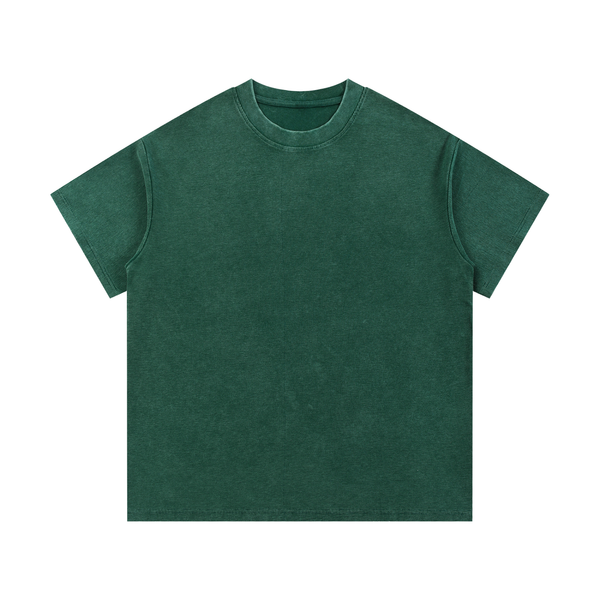 Raised Different Mineral Wash Waffle Knit T-Shirt
