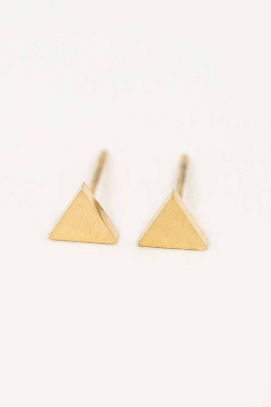 Aeliana Pyramid Stud Earrings - KIOKO