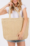 All The Vibes Crochet Straw Tote - KIOKO