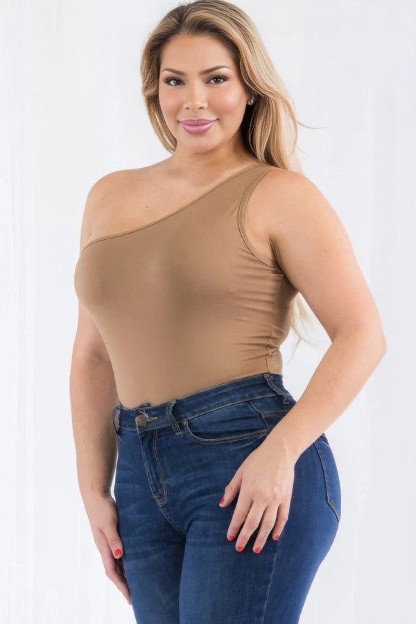 Archer One Shoulder Bodysuit - KIOKO