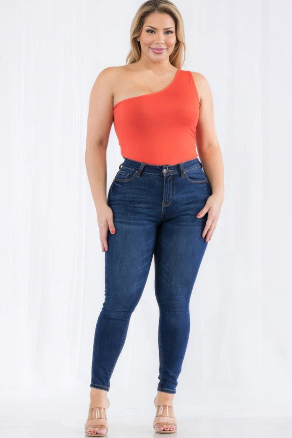 Archer One Shoulder Bodysuit - KIOKO