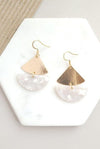 Ava Gold - Plated Pearl Earrings - KIOKO