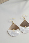 Ava Gold - Plated Pearl Earrings - KIOKO