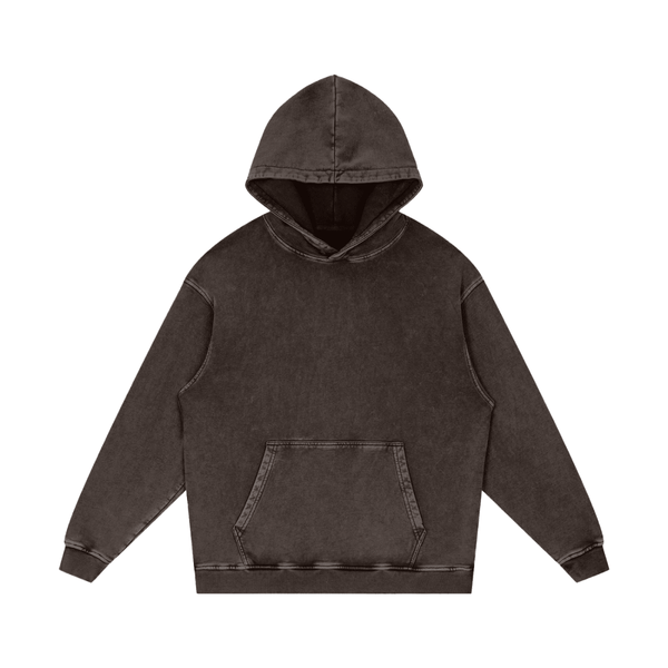 Block Season Snow Washed Hoodie - KIOKO