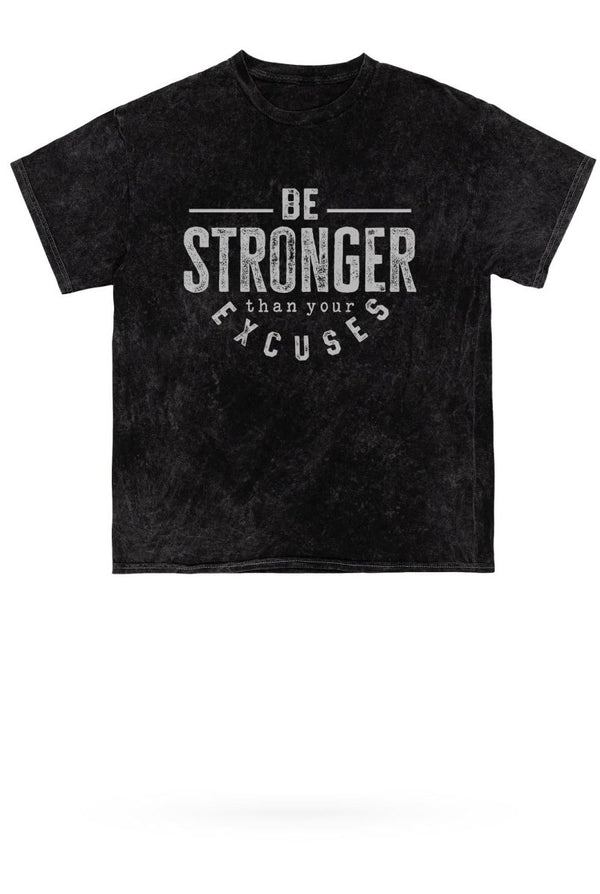 Be Stronger Mineral Wash Gym Tee - KIOKO