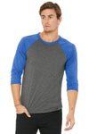 BELLA+CANVAS ® Unisex 3/4 - Sleeve Baseball Tee. BC3200 - KIOKO