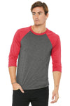 BELLA+CANVAS ® Unisex 3/4 - Sleeve Baseball Tee. BC3200 - KIOKO