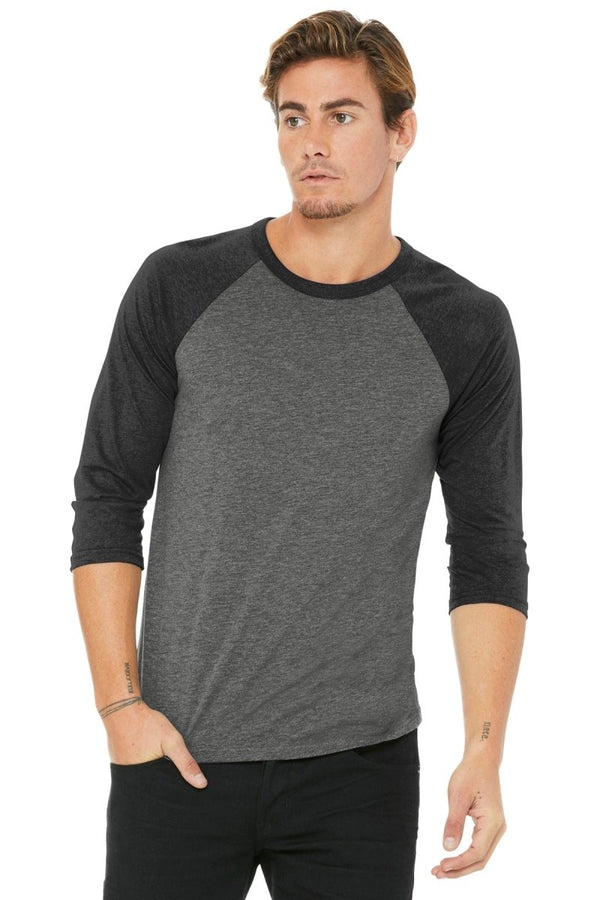 BELLA+CANVAS ® Unisex 3/4 - Sleeve Baseball Tee. BC3200 - KIOKO