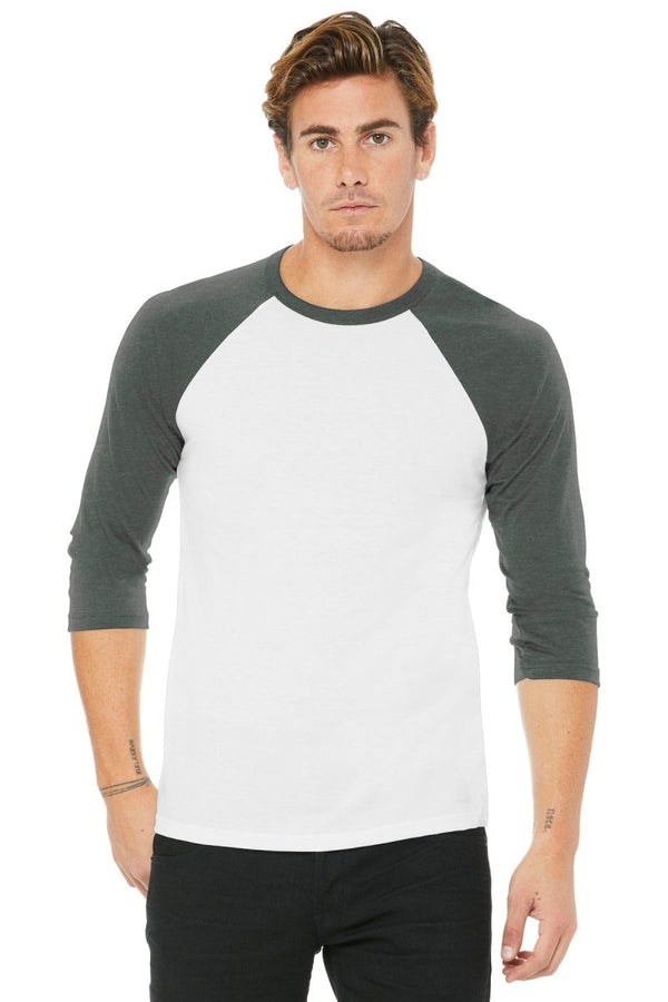 BELLA+CANVAS ® Unisex 3/4 - Sleeve Baseball Tee. BC3200 - KIOKO