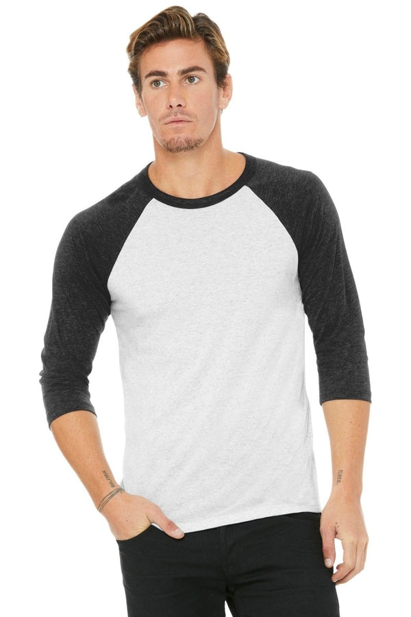 BELLA+CANVAS ® Unisex 3/4 - Sleeve Baseball Tee. BC3200 - KIOKO