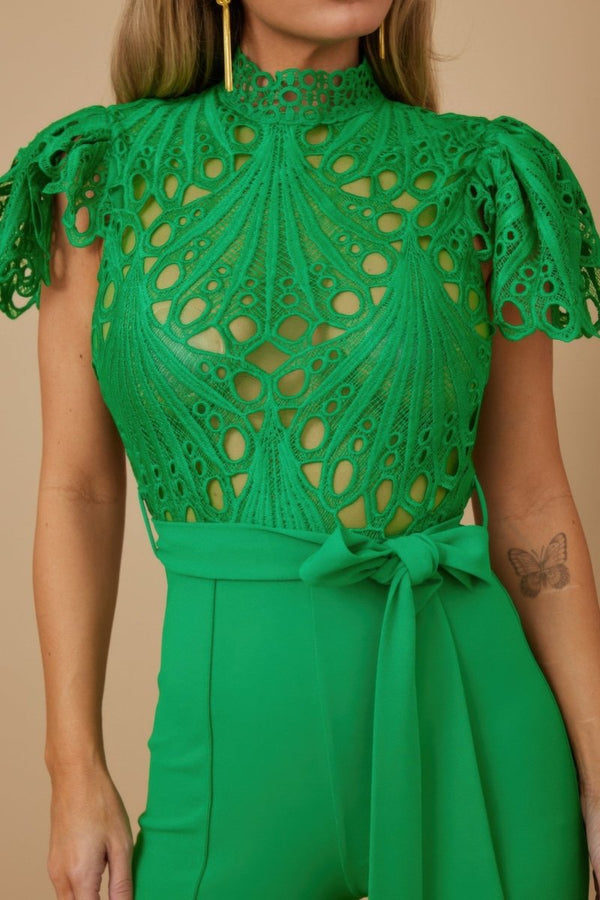 Bespoke Mood Crochet Jumpsuit - KIOKO