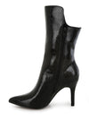 Bey's Favorite Croco Mid - Calf Boots - KIOKO