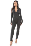 Black Feline Jumpsuit - KIOKO