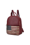 Briella FLAG Vegan Leather Backpack - KIOKO