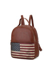 Briella FLAG Vegan Leather Backpack - KIOKO