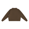 Essential Fleece Mock-Neck Crew Sweatshirt