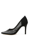 Ballin High Rhinestone Stiletto Pumps