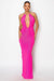 Caïra Long Trim Halter Dress - KIOKO