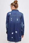 California Classic Long Denim Jacket - KIOKO