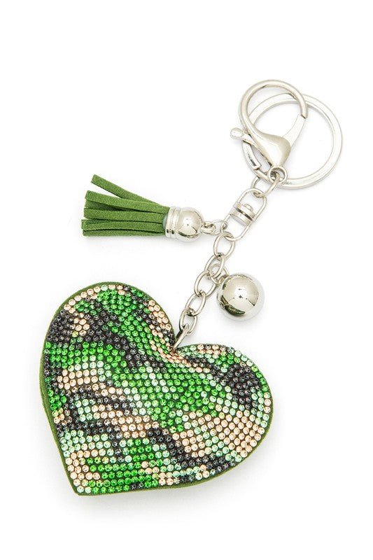 Camouflage Heart Keychain - KIOKO