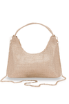 Cashmere Metallic Straw Hobo Bag - KIOKO