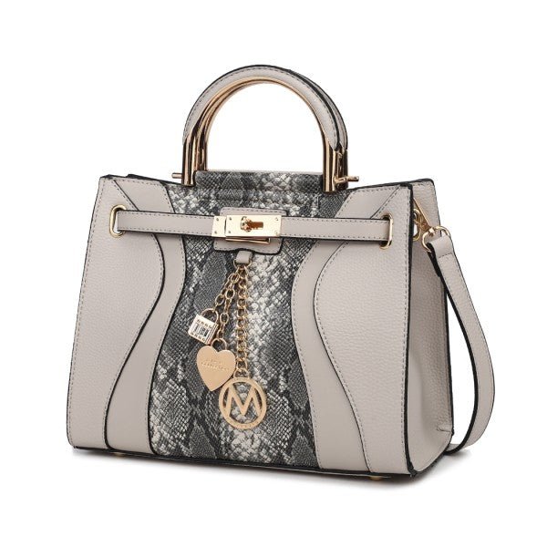 Cassia Vegan Leather Satchel Bag - KIOKO