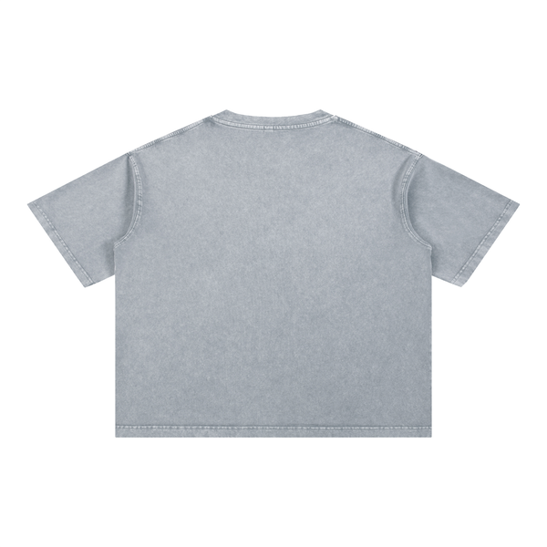 Throwback Mineral Wash Boxy Cotton T-Shirt