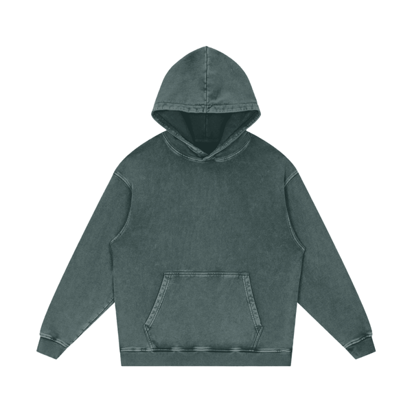 Block Season Snow Washed Hoodie - KIOKO