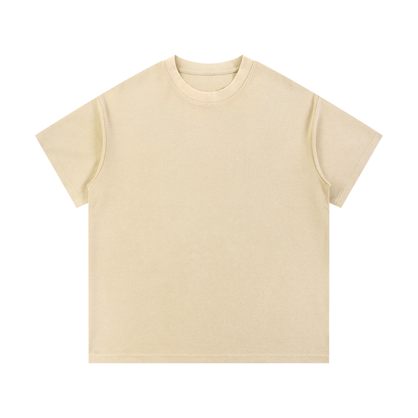Raised Different Mineral Wash Waffle Knit T-Shirt