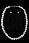 Classic Pearl Necklace Set - KIOKO