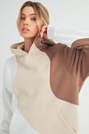 Cocoa Marshmallows Wavy Hoodie - KIOKO