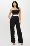 Cool Confidence Contrast Pants Set - KIOKO