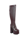 Coraline High Block Heeled Calf Boots - KIOKO