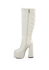 Coraline High Block Heeled Calf Boots - KIOKO
