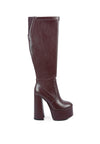 Coraline High Block Heeled Calf Boots - KIOKO
